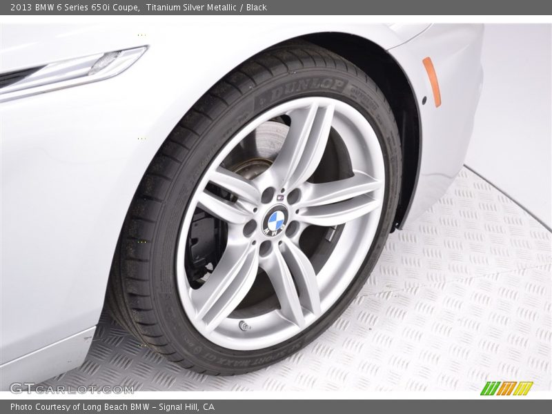 Titanium Silver Metallic / Black 2013 BMW 6 Series 650i Coupe