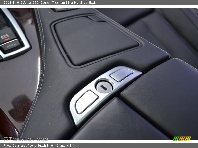 Titanium Silver Metallic / Black 2013 BMW 6 Series 650i Coupe