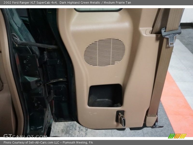 Dark Highland Green Metallic / Medium Prairie Tan 2002 Ford Ranger XLT SuperCab 4x4