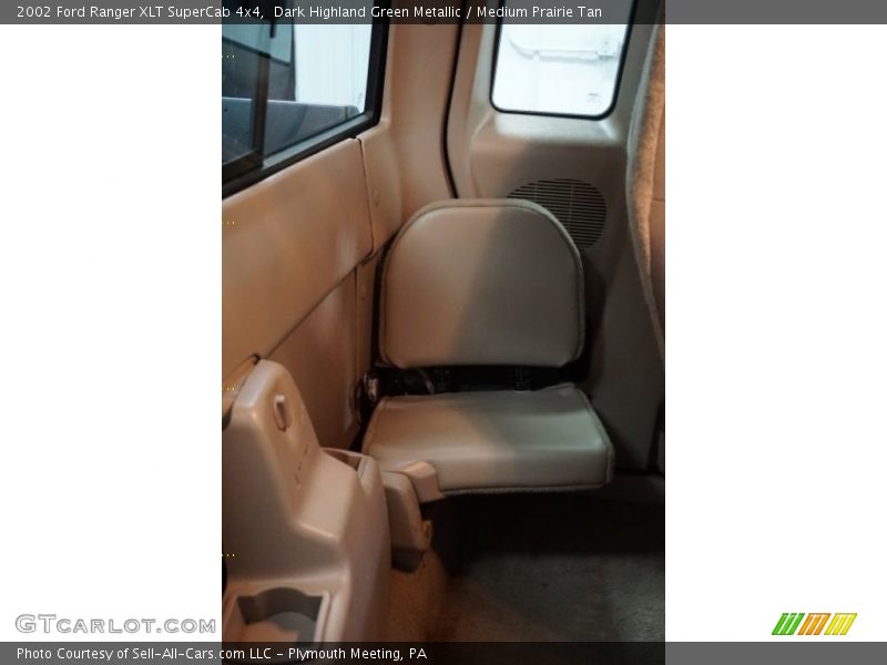 Dark Highland Green Metallic / Medium Prairie Tan 2002 Ford Ranger XLT SuperCab 4x4