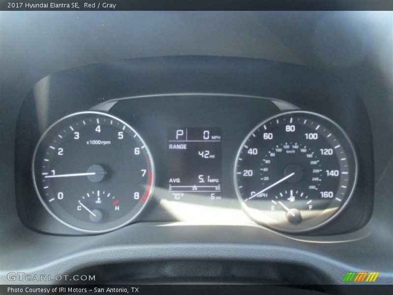 Red / Gray 2017 Hyundai Elantra SE