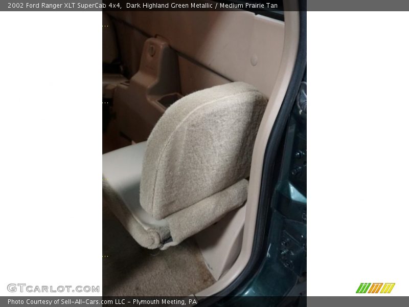 Dark Highland Green Metallic / Medium Prairie Tan 2002 Ford Ranger XLT SuperCab 4x4