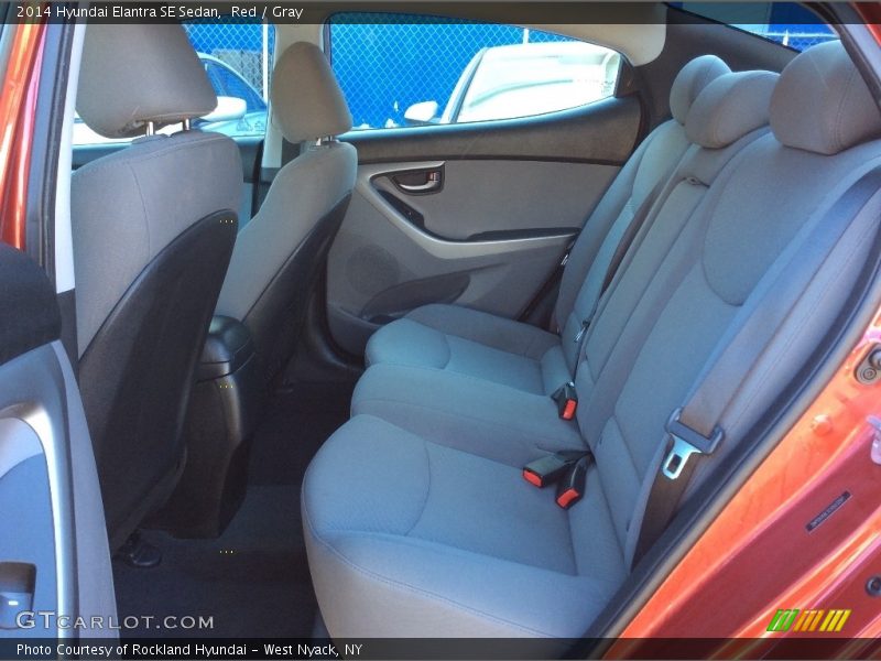 Red / Gray 2014 Hyundai Elantra SE Sedan