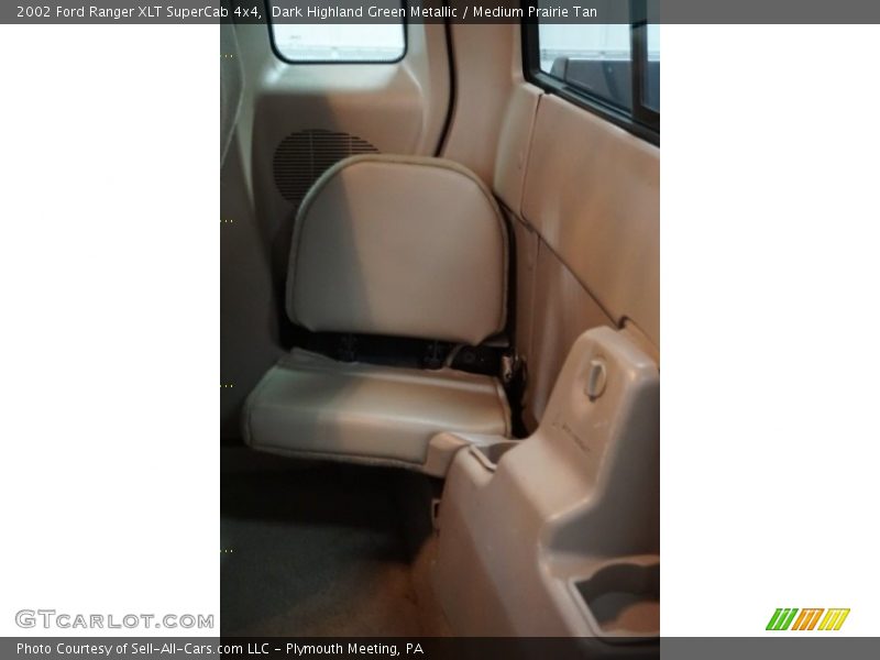 Dark Highland Green Metallic / Medium Prairie Tan 2002 Ford Ranger XLT SuperCab 4x4