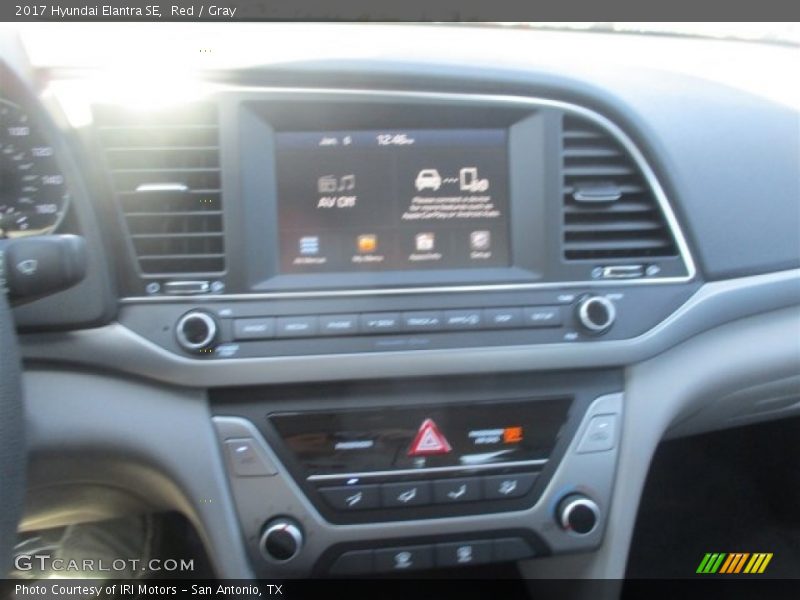 Red / Gray 2017 Hyundai Elantra SE