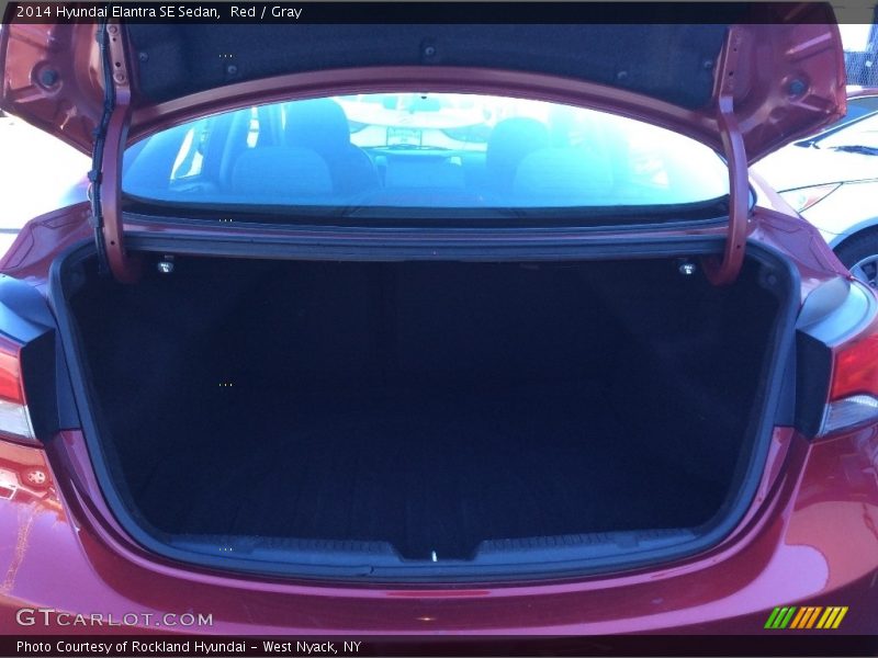 Red / Gray 2014 Hyundai Elantra SE Sedan