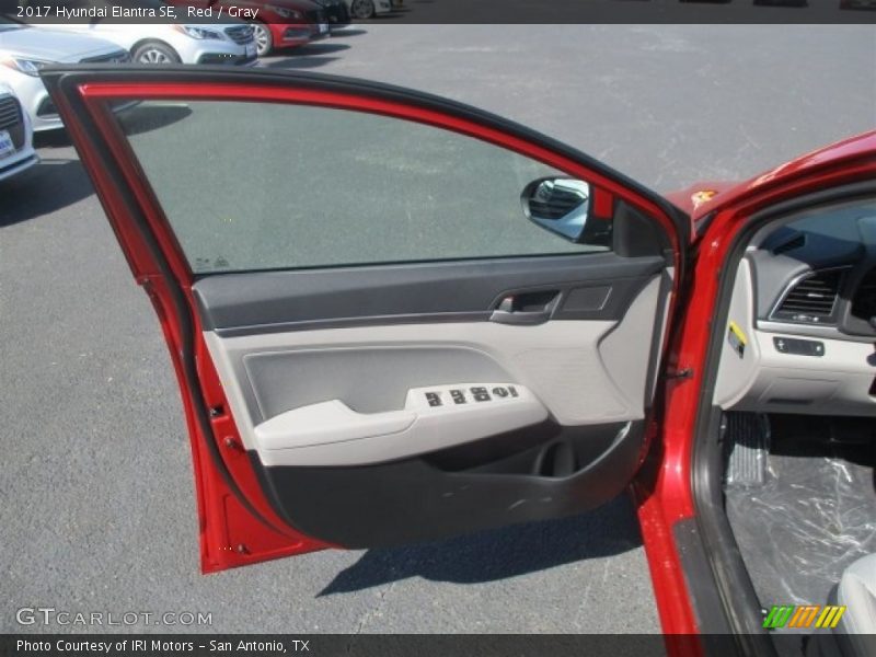 Red / Gray 2017 Hyundai Elantra SE