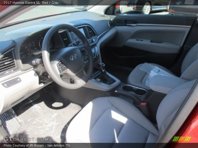 Red / Gray 2017 Hyundai Elantra SE