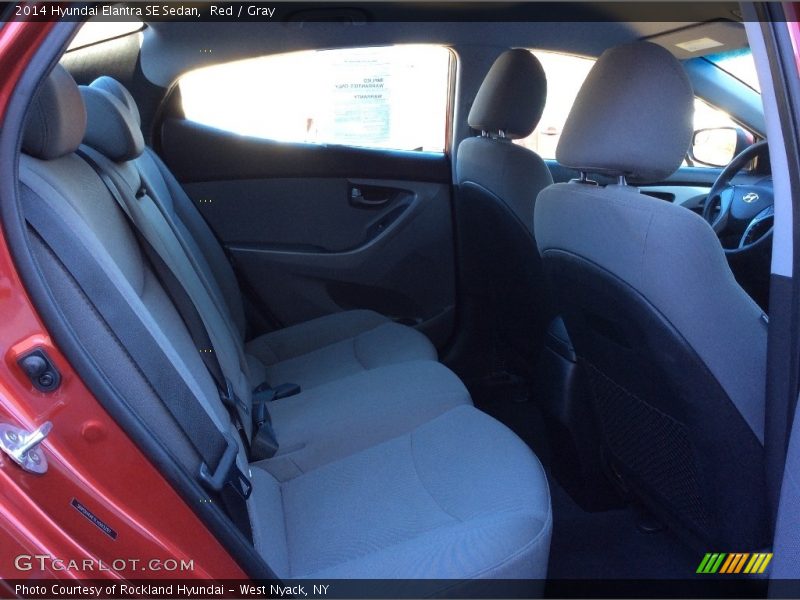 Red / Gray 2014 Hyundai Elantra SE Sedan