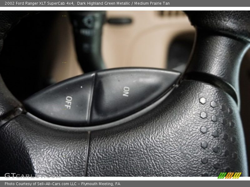 Dark Highland Green Metallic / Medium Prairie Tan 2002 Ford Ranger XLT SuperCab 4x4