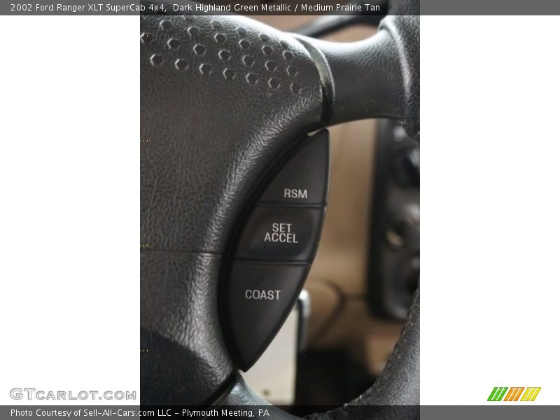 Dark Highland Green Metallic / Medium Prairie Tan 2002 Ford Ranger XLT SuperCab 4x4