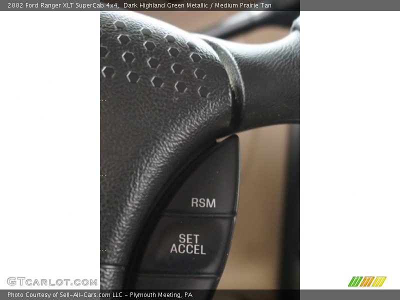 Dark Highland Green Metallic / Medium Prairie Tan 2002 Ford Ranger XLT SuperCab 4x4