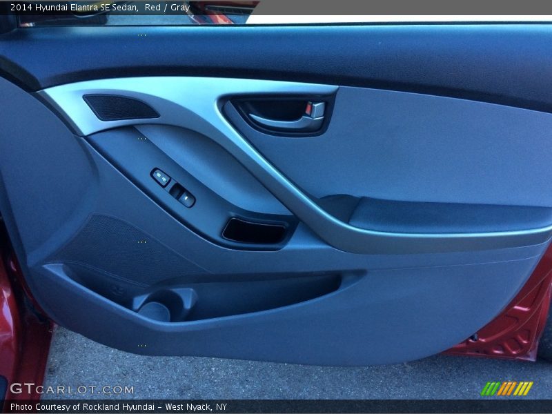 Red / Gray 2014 Hyundai Elantra SE Sedan