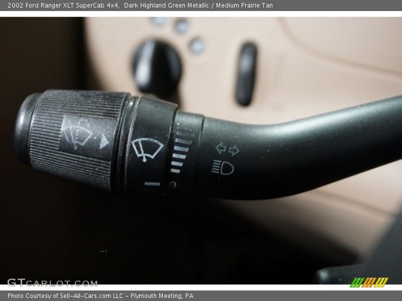 Dark Highland Green Metallic / Medium Prairie Tan 2002 Ford Ranger XLT SuperCab 4x4