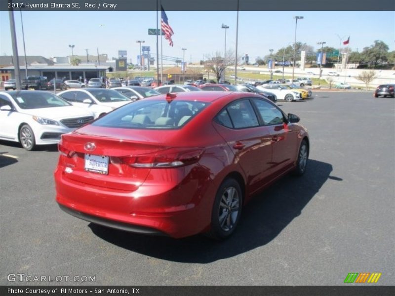 Red / Gray 2017 Hyundai Elantra SE