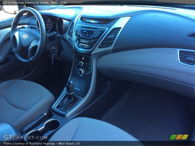 Red / Gray 2014 Hyundai Elantra SE Sedan