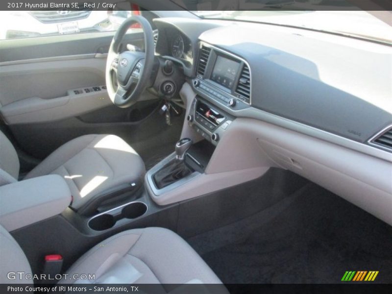 Red / Gray 2017 Hyundai Elantra SE