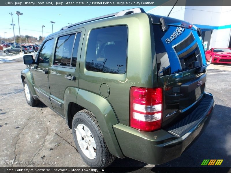 Jeep Green Metallic / Pastel Pebble Beige Mckinley Leather 2009 Jeep Liberty Sport 4x4