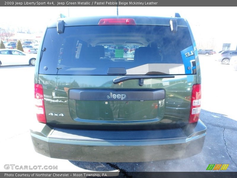 Jeep Green Metallic / Pastel Pebble Beige Mckinley Leather 2009 Jeep Liberty Sport 4x4