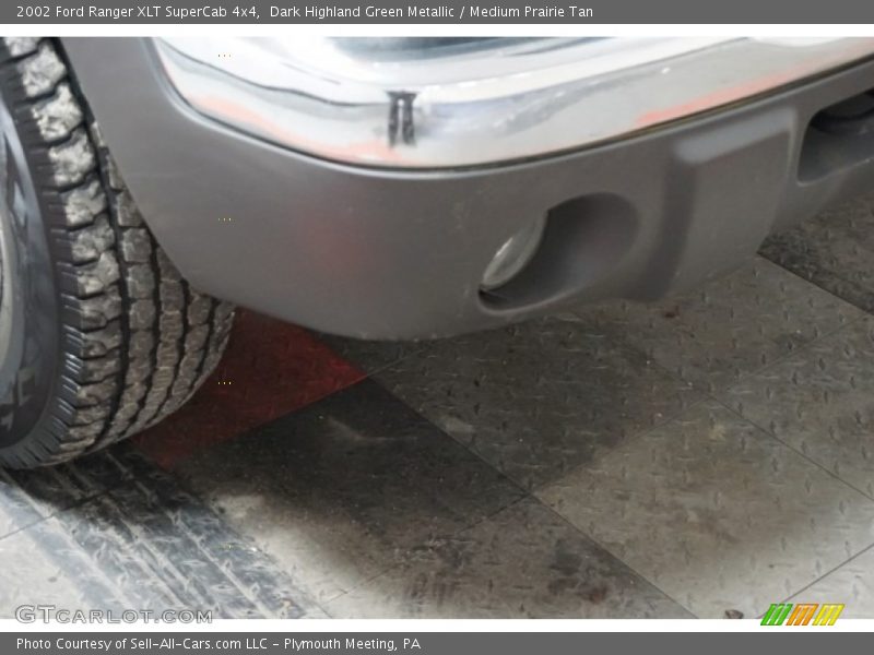 Dark Highland Green Metallic / Medium Prairie Tan 2002 Ford Ranger XLT SuperCab 4x4