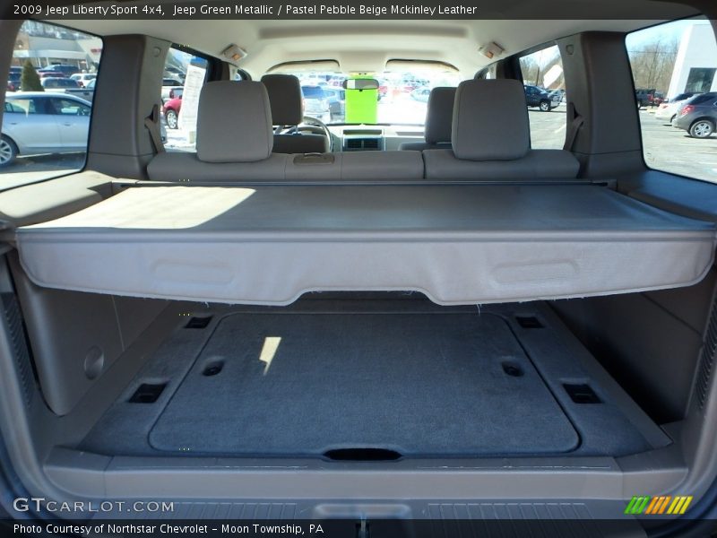 Jeep Green Metallic / Pastel Pebble Beige Mckinley Leather 2009 Jeep Liberty Sport 4x4