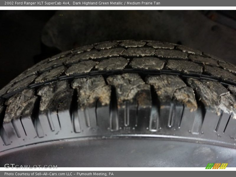 Dark Highland Green Metallic / Medium Prairie Tan 2002 Ford Ranger XLT SuperCab 4x4