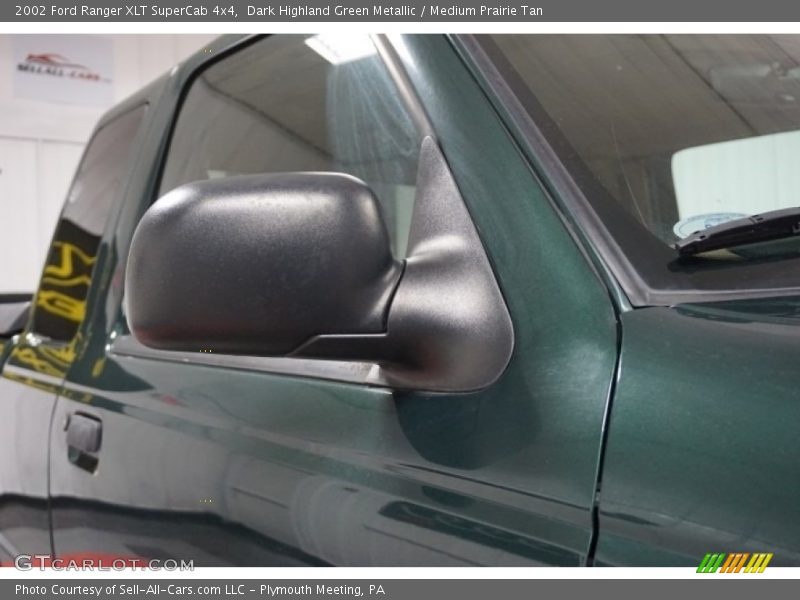 Dark Highland Green Metallic / Medium Prairie Tan 2002 Ford Ranger XLT SuperCab 4x4