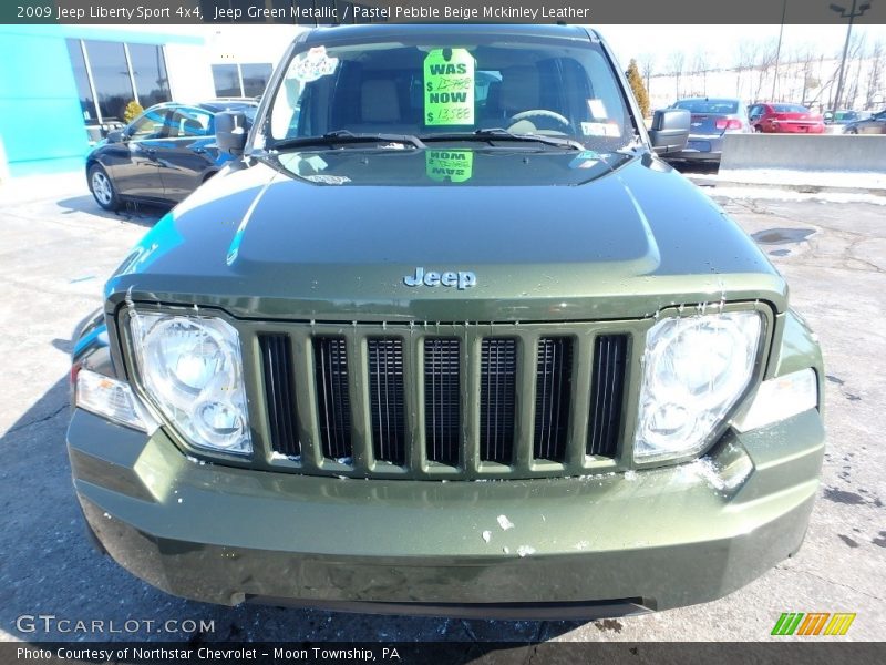 Jeep Green Metallic / Pastel Pebble Beige Mckinley Leather 2009 Jeep Liberty Sport 4x4