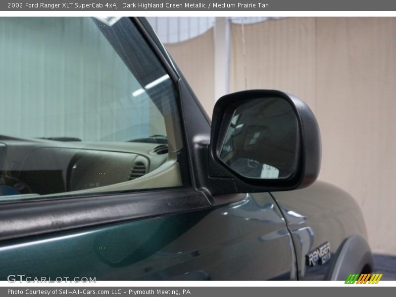 Dark Highland Green Metallic / Medium Prairie Tan 2002 Ford Ranger XLT SuperCab 4x4
