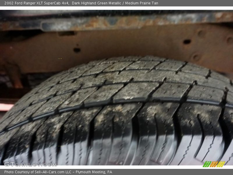 Dark Highland Green Metallic / Medium Prairie Tan 2002 Ford Ranger XLT SuperCab 4x4