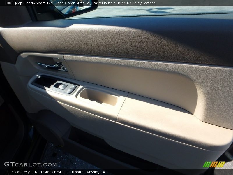 Jeep Green Metallic / Pastel Pebble Beige Mckinley Leather 2009 Jeep Liberty Sport 4x4