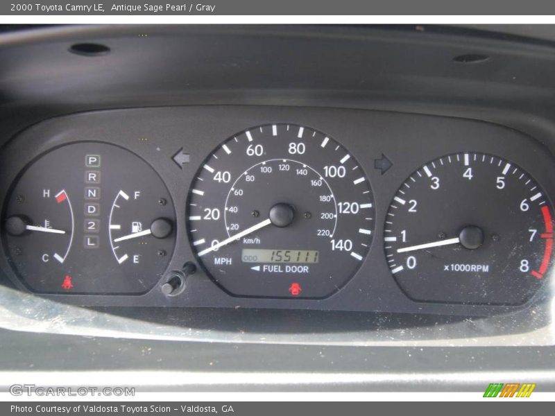 Antique Sage Pearl / Gray 2000 Toyota Camry LE