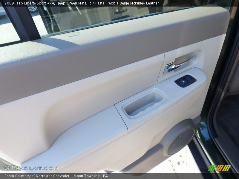 Jeep Green Metallic / Pastel Pebble Beige Mckinley Leather 2009 Jeep Liberty Sport 4x4