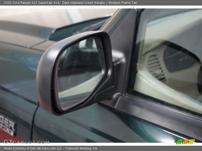 Dark Highland Green Metallic / Medium Prairie Tan 2002 Ford Ranger XLT SuperCab 4x4