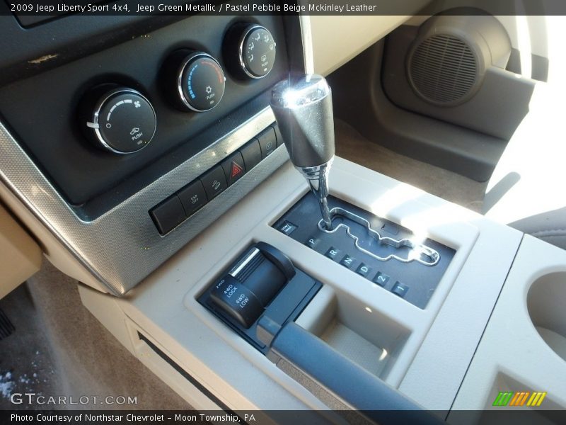 Jeep Green Metallic / Pastel Pebble Beige Mckinley Leather 2009 Jeep Liberty Sport 4x4