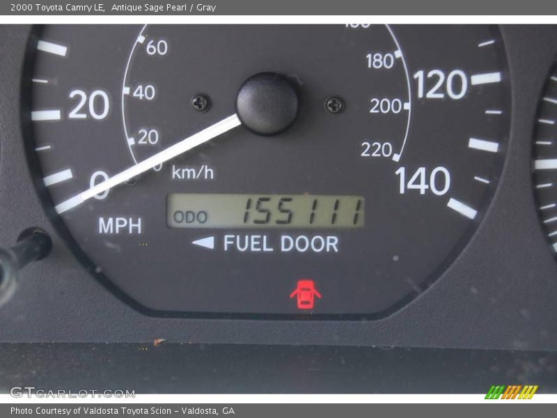 Antique Sage Pearl / Gray 2000 Toyota Camry LE