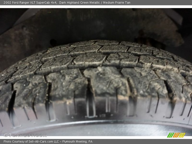 Dark Highland Green Metallic / Medium Prairie Tan 2002 Ford Ranger XLT SuperCab 4x4