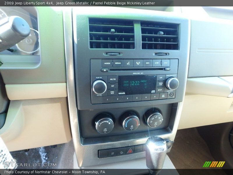 Jeep Green Metallic / Pastel Pebble Beige Mckinley Leather 2009 Jeep Liberty Sport 4x4