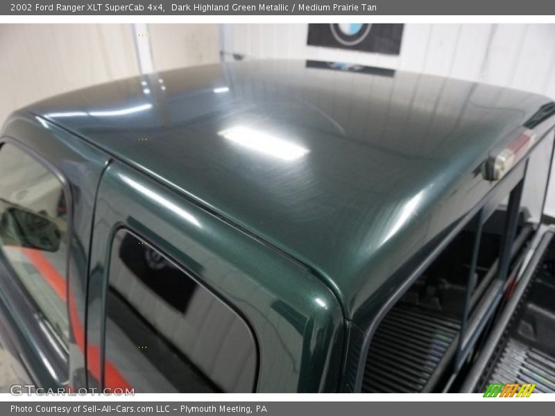 Dark Highland Green Metallic / Medium Prairie Tan 2002 Ford Ranger XLT SuperCab 4x4