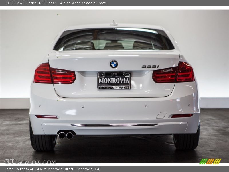 Alpine White / Saddle Brown 2013 BMW 3 Series 328i Sedan