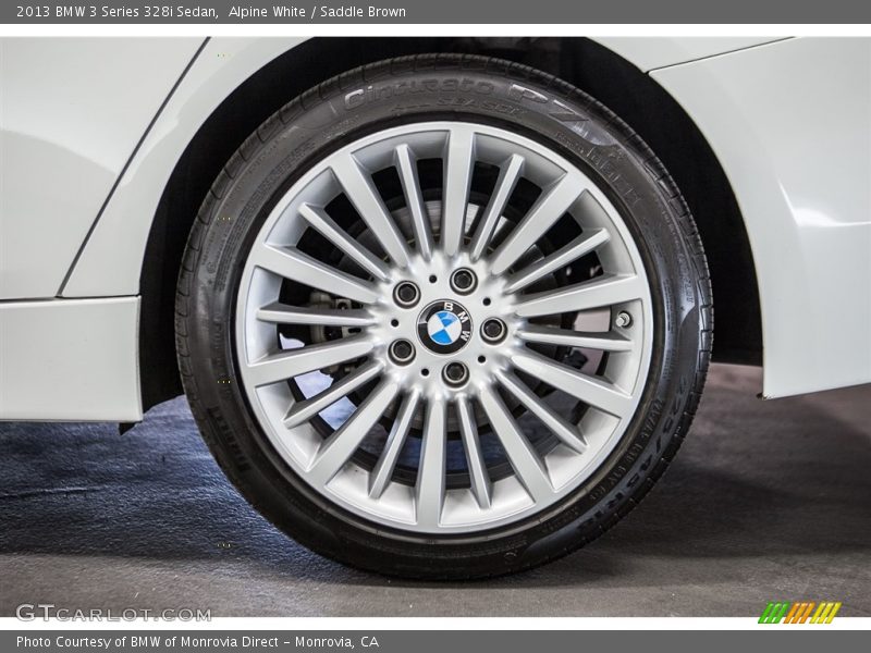 Alpine White / Saddle Brown 2013 BMW 3 Series 328i Sedan