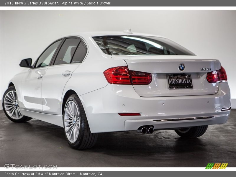 Alpine White / Saddle Brown 2013 BMW 3 Series 328i Sedan