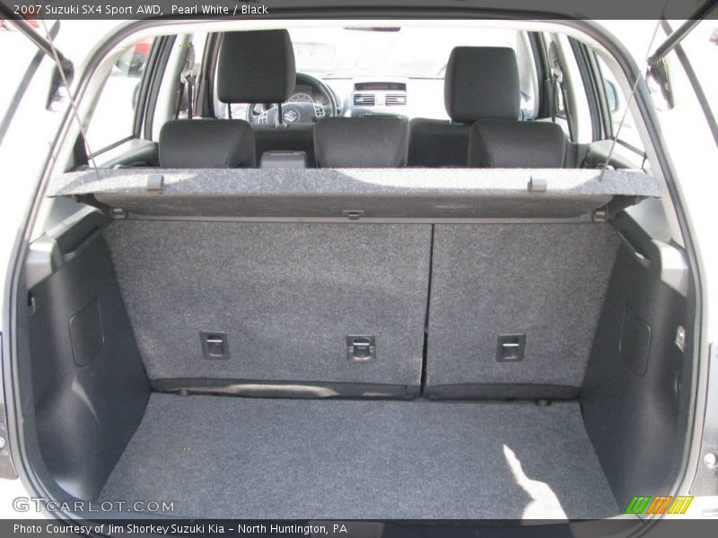 Pearl White / Black 2007 Suzuki SX4 Sport AWD