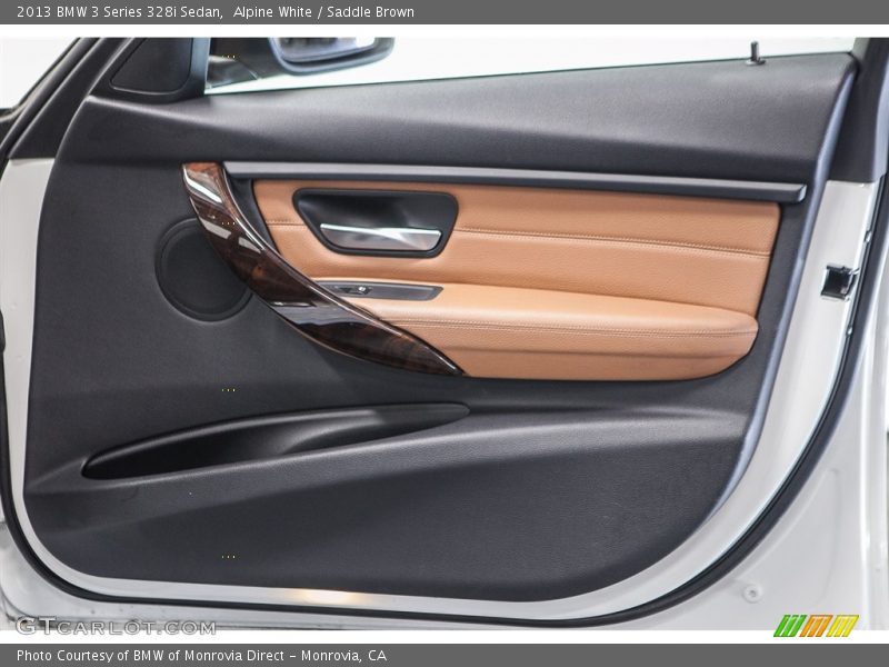 Alpine White / Saddle Brown 2013 BMW 3 Series 328i Sedan