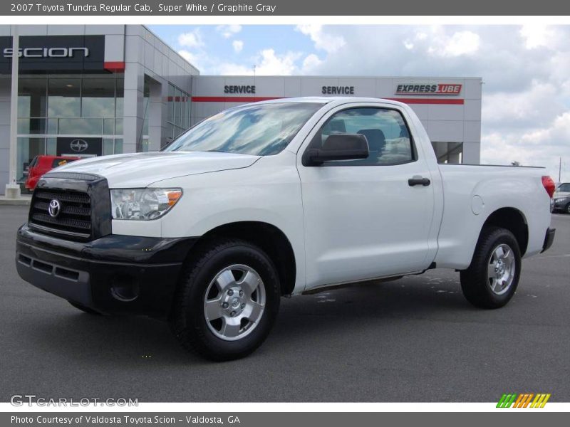 Super White / Graphite Gray 2007 Toyota Tundra Regular Cab