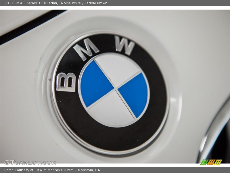 Alpine White / Saddle Brown 2013 BMW 3 Series 328i Sedan