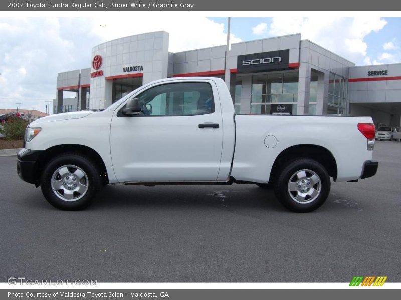 Super White / Graphite Gray 2007 Toyota Tundra Regular Cab