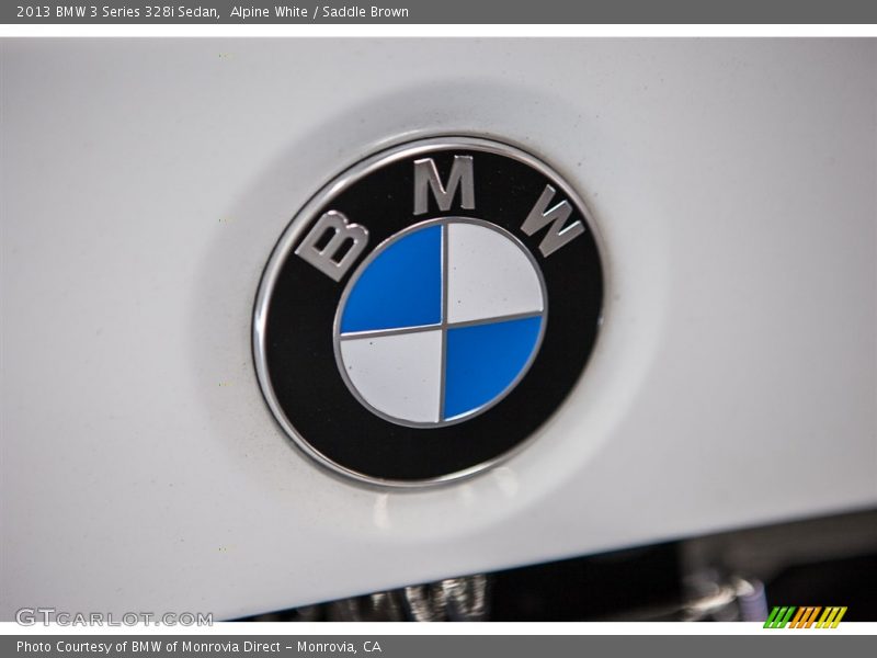 Alpine White / Saddle Brown 2013 BMW 3 Series 328i Sedan
