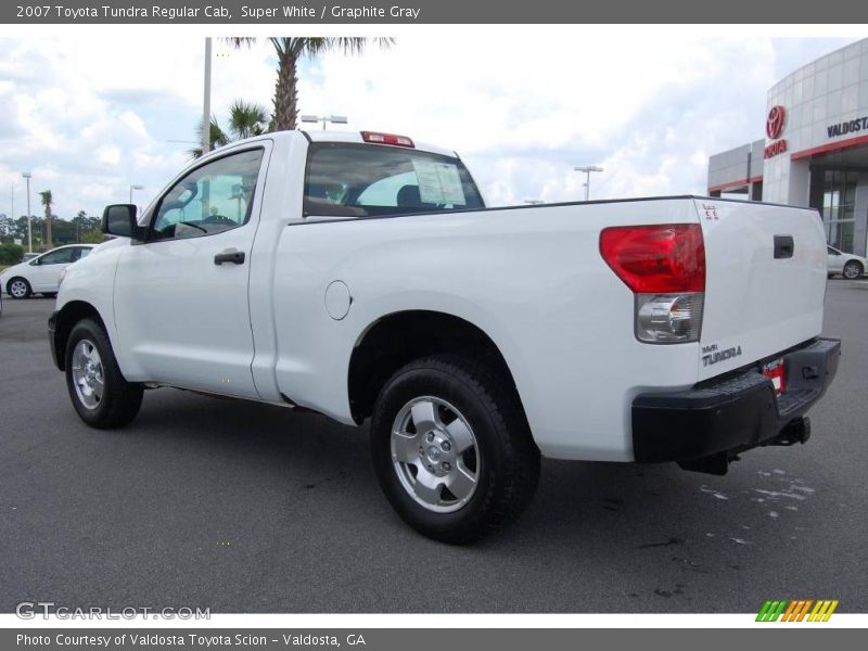 Super White / Graphite Gray 2007 Toyota Tundra Regular Cab