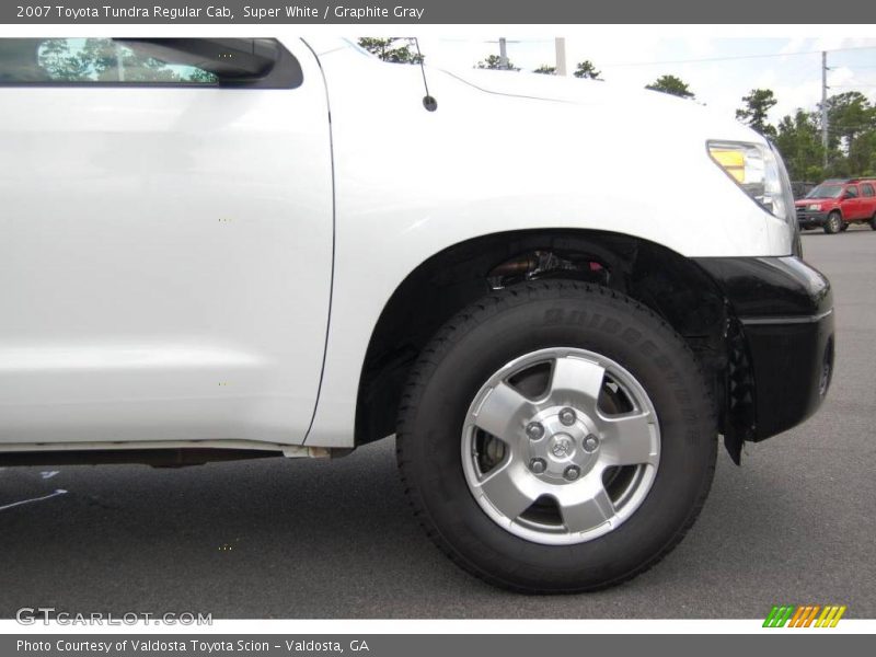 Super White / Graphite Gray 2007 Toyota Tundra Regular Cab
